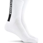 SKARPETKI DŁUGIE STRIPE BIAŁE 2-PAK - ROZ. 37-40